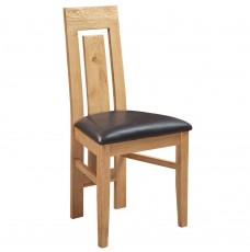 Dorset Oak Panel Back Dining Chair 